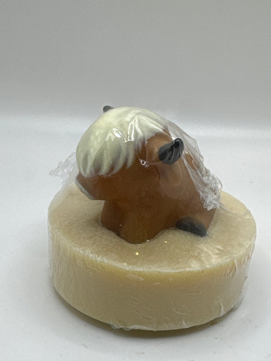 Highland cow kid soap