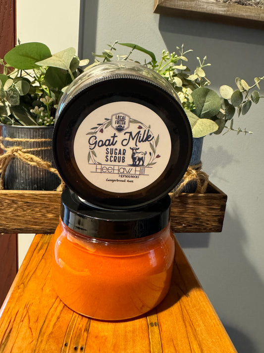 16oz sugar scrub white Christmas